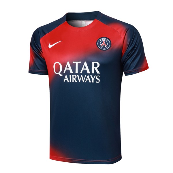 Camiseta Entrenamiento PSG 2024-2025 Azul Rojo
